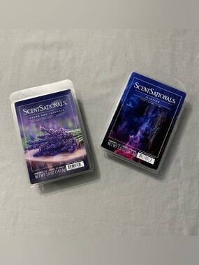 Lot of 2 ScentSationals Scented Wax Cubes / Melts - 5.0 oz Each